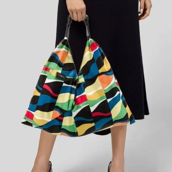 STAUD Colorful Wave Pattern Shoulder Bag - Picture 2 of 8